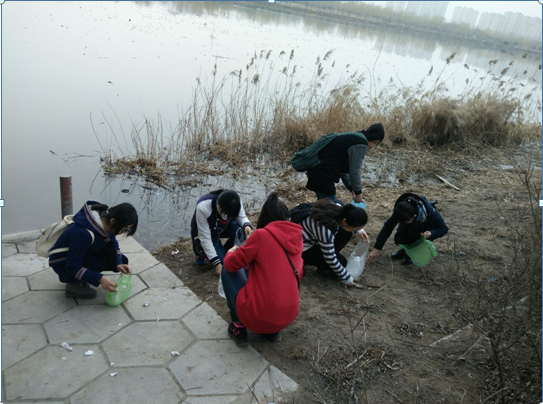 1504班组织绿色环保行动